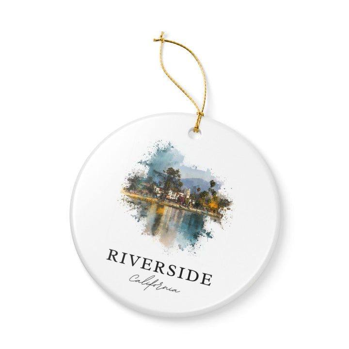 Riverside California Ornament: Unique Riverside Souvenir, Riverside California Xmas Decor, and Authentic Riverside Gift