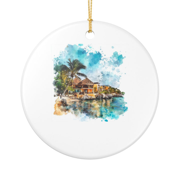 Riviera Maya Mexico Ornament: Unique Riviera Maya Souvenir, Riviera Maya Mexico Xmas Decor, and Authentic Riviera Maya Gift