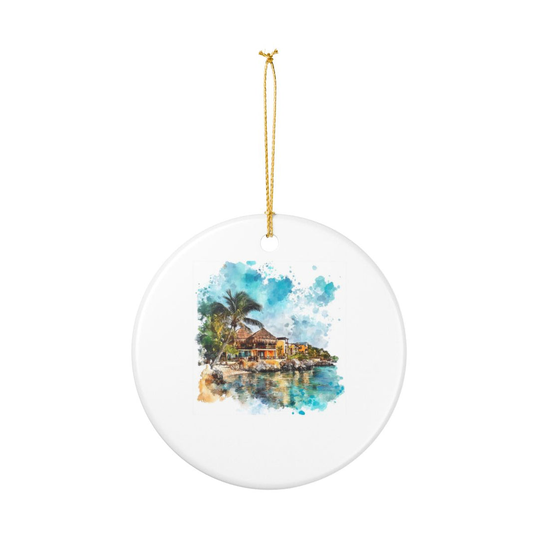 Riviera Maya Mexico Ornament: Unique Riviera Maya Souvenir, Riviera Maya Mexico Xmas Decor, and Authentic Riviera Maya Gift