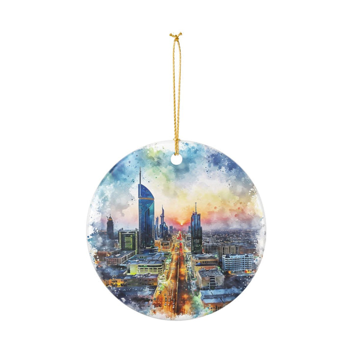 Riyadh Saudi Arabia Ornament: Unique Riyadh Souvenir, Riyadh Saudi Arabia Xmas Decor, and Authentic Riyadh Gift