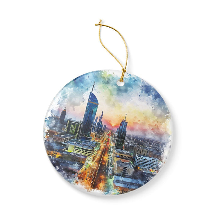 Riyadh Saudi Arabia Ornament: Unique Riyadh Souvenir, Riyadh Saudi Arabia Xmas Decor, and Authentic Riyadh Gift