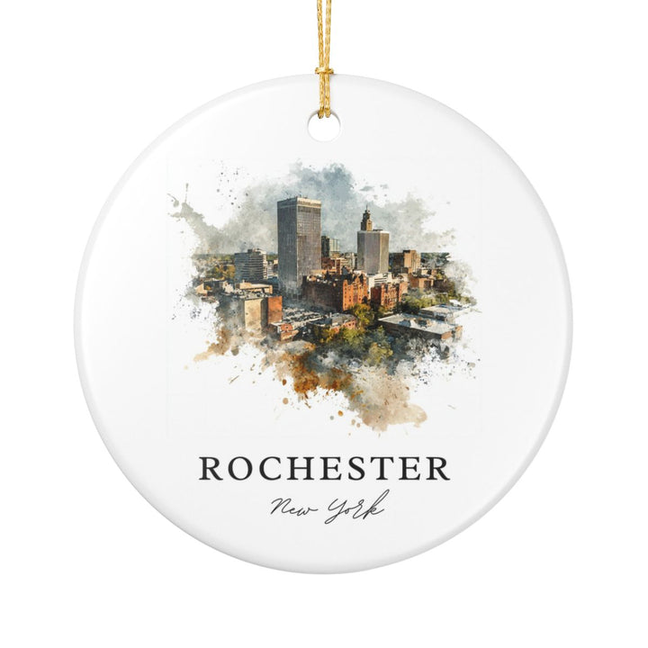 Rochester New York A Ornament: Unique Rochester New York A Souvenir, Rochester New York A Xmas Decor, and Authentic Rochester New York A Gift