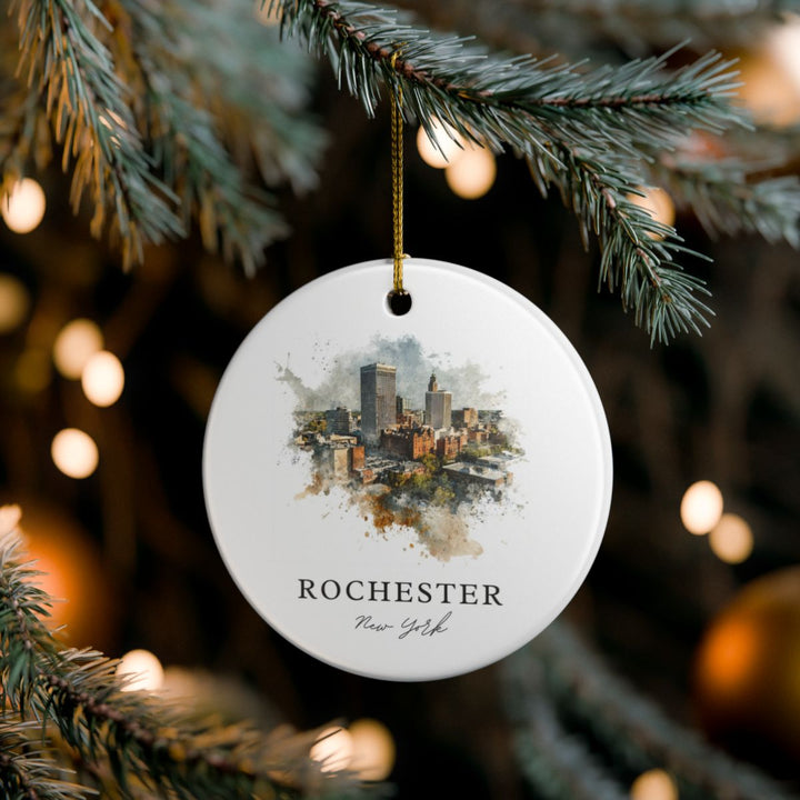 Rochester New York A Ornament: Unique Rochester New York A Souvenir, Rochester New York A Xmas Decor, and Authentic Rochester New York A Gift