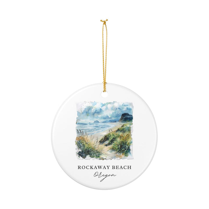 Rockaway Beach Oregon Ornament: Unique Rockaway Beach Oregon Souvenir, Rockaway Beach Oregon Xmas Decor, and Authentic Rockaway Beach Oregon Gift
