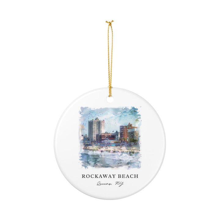 Rockaway Beach USA Ornament: Unique Rockaway Beach Souvenir, Rockaway Beach USA Xmas Decor, and Authentic Rockaway Beach Gift