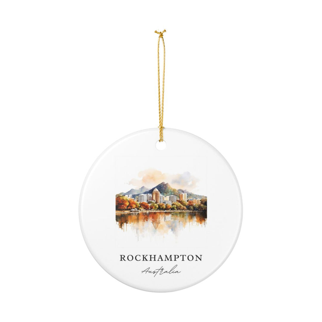 Rockhampton Australia Ornament: Unique Rockhampton Souvenir, Rockhampton Australia Xmas Decor, and Authentic Rockhampton Gift