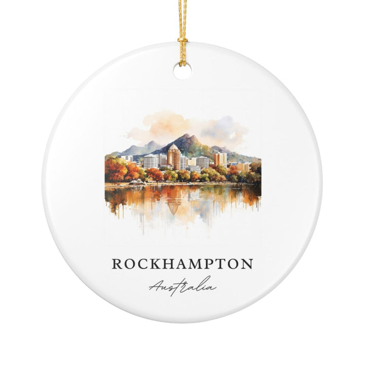 Rockhampton Australia Ornament: Unique Rockhampton Souvenir, Rockhampton Australia Xmas Decor, and Authentic Rockhampton Gift