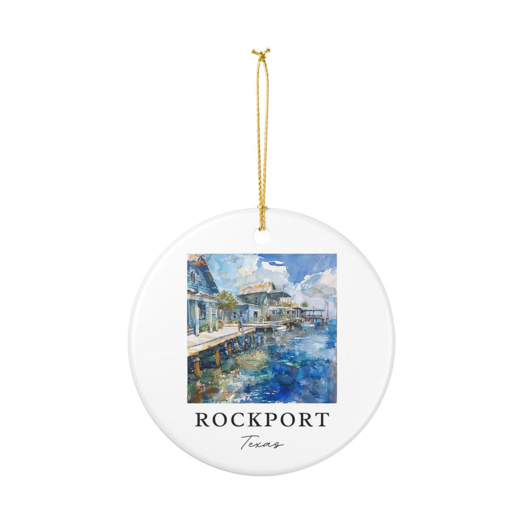 Rockport Texas Ornament: Unique Rockport Souvenir, Rockport Texas Xmas Decor, and Authentic Rockport Gift