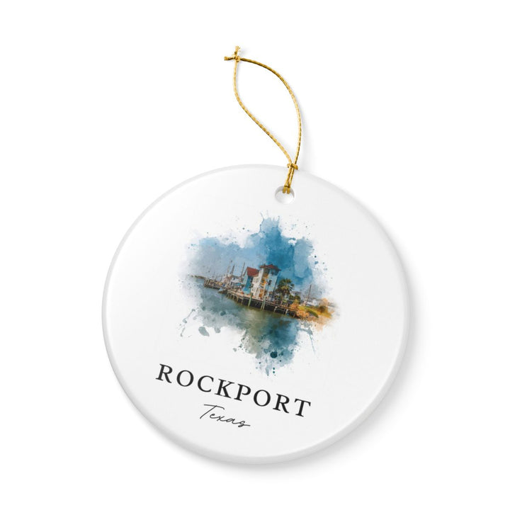Rockport Texas Ornament: Unique Rockport Souvenir, Rockport Texas Xmas Decor, and Authentic Rockport Gift