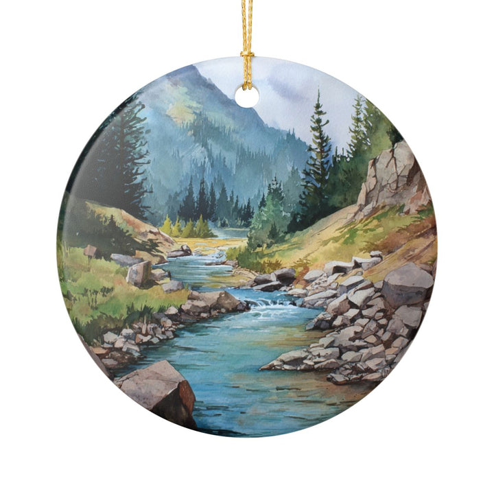 Rocky Mountain National Park USA Ornament: Unique Rocky Mountain National Park Souvenir, Rocky Mountain National Park USA Xmas Decor, and Authentic Rocky Mountain National Park Gift
