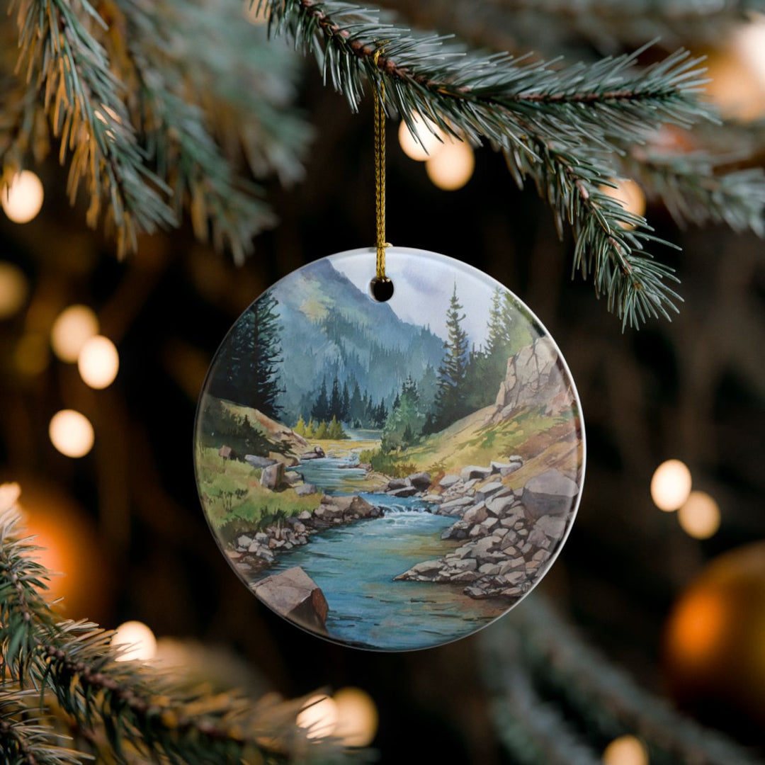 Rocky Mountain National Park USA Ornament: Unique Rocky Mountain National Park Souvenir, Rocky Mountain National Park USA Xmas Decor, and Authentic Rocky Mountain National Park Gift
