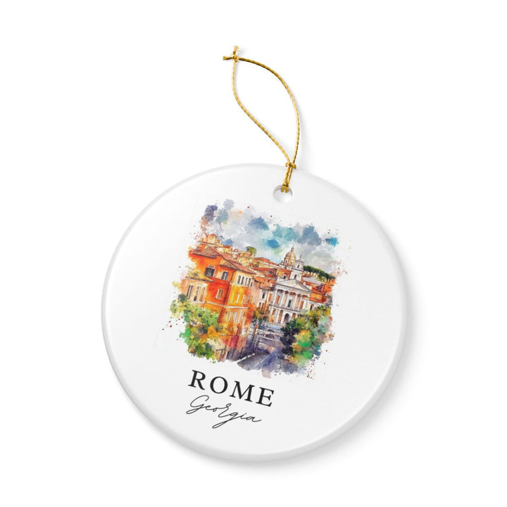 Rome Georgia Ornament: Unique Rome Georgia Souvenir, Rome Georgia Xmas Decor, and Authentic Rome Georgia Gift