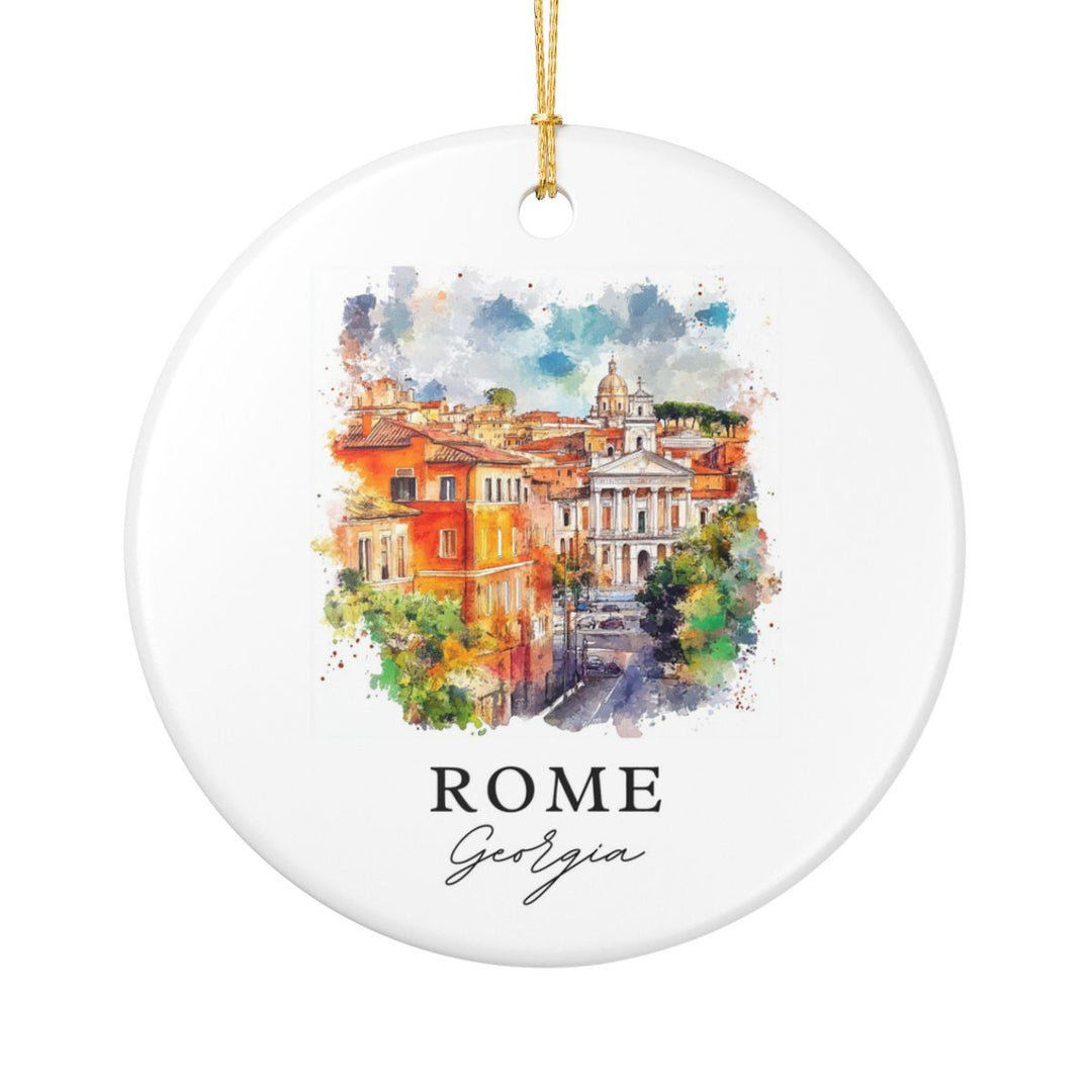 Rome Georgia Ornament: Unique Rome Georgia Souvenir, Rome Georgia Xmas Decor, and Authentic Rome Georgia Gift