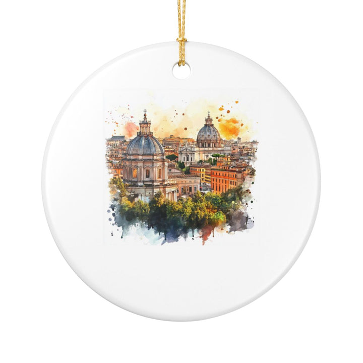 Rome Italy Ornament: Unique Rome Souvenir, Rome Italy Xmas Decor, and Authentic Rome Gift