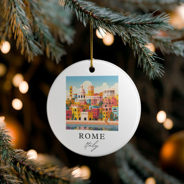 Rome Italy Ornament: Unique Rome Souvenir, Rome Italy Xmas Decor, and Authentic Rome Gift