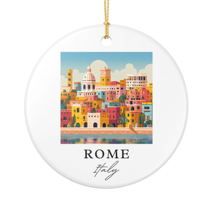 Rome Italy Ornament: Unique Rome Souvenir, Rome Italy Xmas Decor, and Authentic Rome Gift