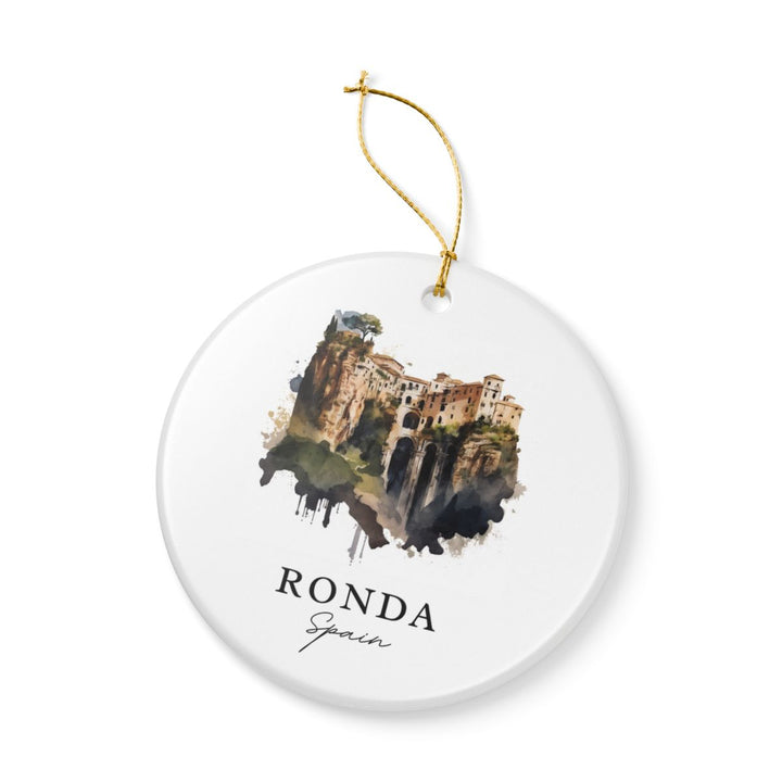 Ronda Spain Ornament: Unique Ronda Souvenir, Ronda Spain Xmas Decor, and Authentic Ronda Gift