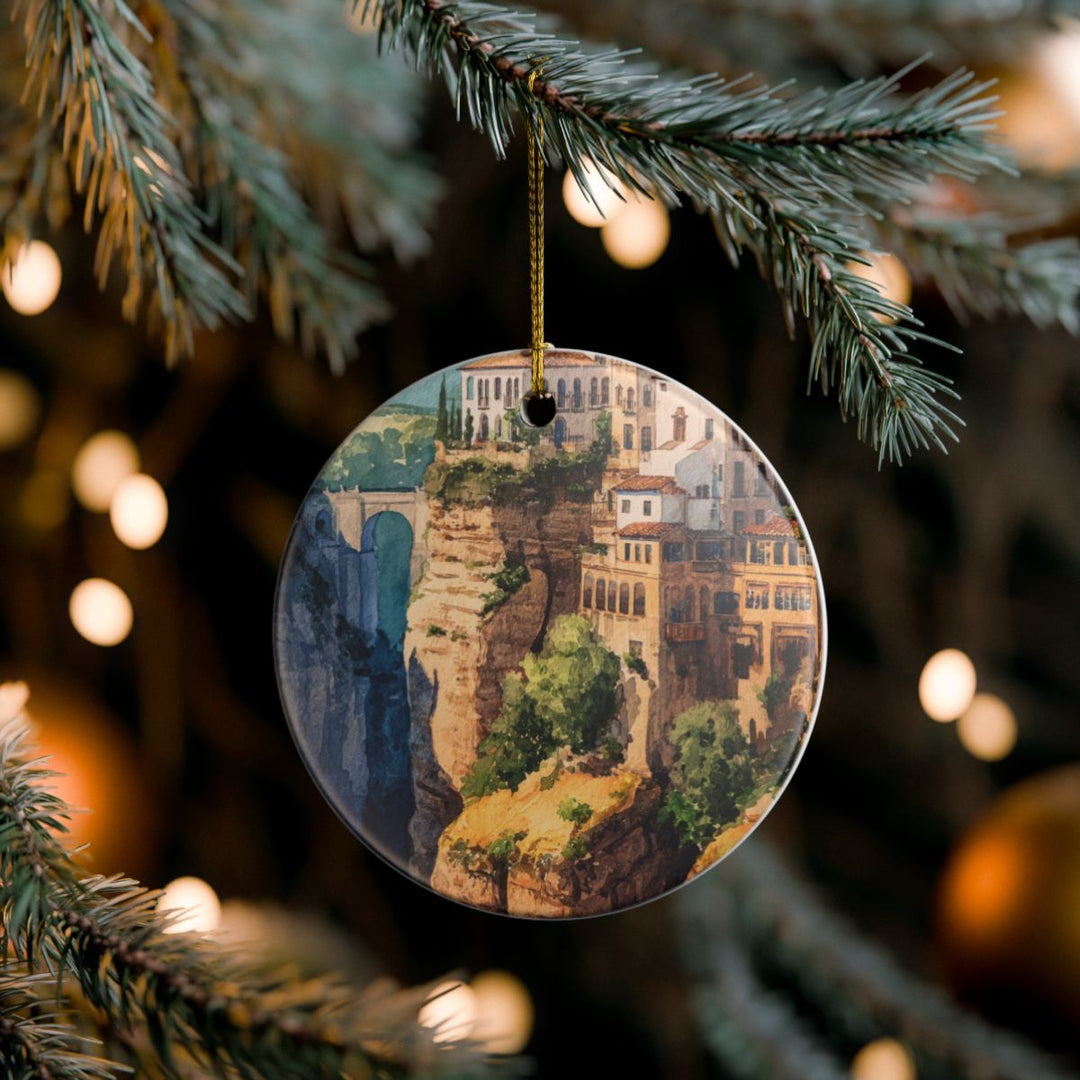 Ronda Spain Ornament: Unique Ronda Souvenir, Ronda Spain Xmas Decor, and Authentic Ronda Gift