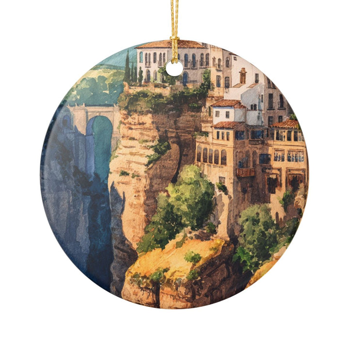 Ronda Spain Ornament: Unique Ronda Souvenir, Ronda Spain Xmas Decor, and Authentic Ronda Gift