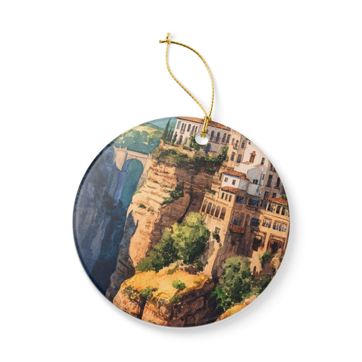 Ronda Spain Ornament: Unique Ronda Souvenir, Ronda Spain Xmas Decor, and Authentic Ronda Gift