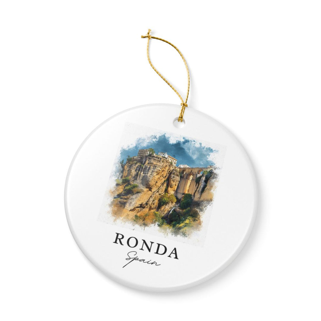 Ronda Spain Ornament: Unique Ronda Souvenir, Ronda Spain Xmas Decor, and Authentic Ronda Gift