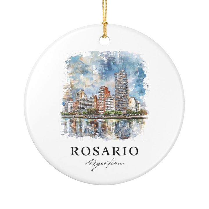 Rosario Argentina Ornament: Unique Rosario Argentina Souvenir, Rosario Argentina Xmas Decor, and Authentic Rosario Argentina Gift