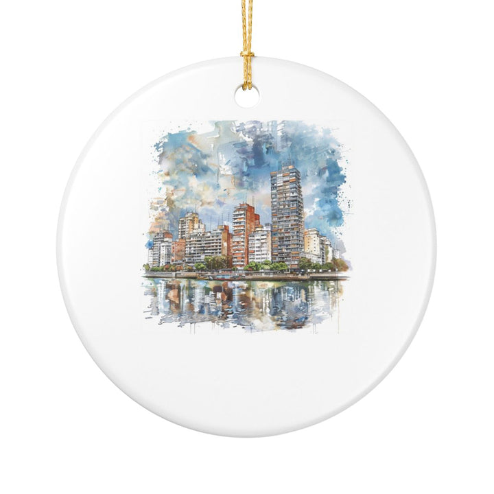 Rosario Argentina Ornament: Unique Rosario Argentina Souvenir, Rosario Argentina Xmas Decor, and Authentic Rosario Argentina Gift