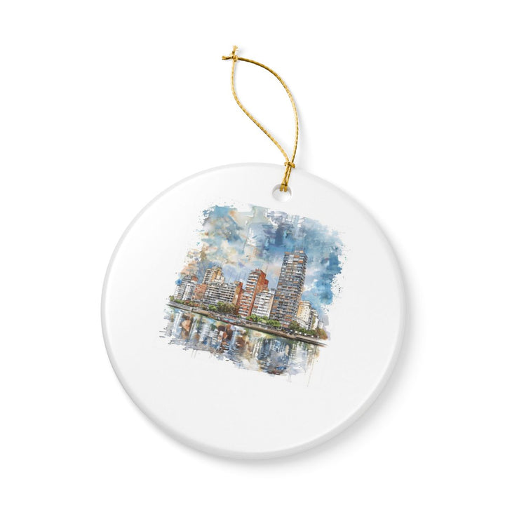 Rosario Argentina Ornament: Unique Rosario Argentina Souvenir, Rosario Argentina Xmas Decor, and Authentic Rosario Argentina Gift