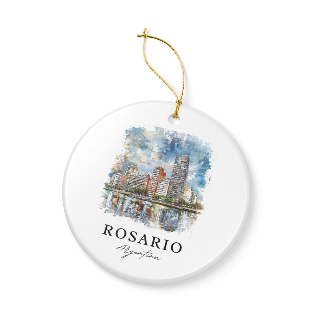 Rosario Argentina Ornament: Unique Rosario Argentina Souvenir, Rosario Argentina Xmas Decor, and Authentic Rosario Argentina Gift