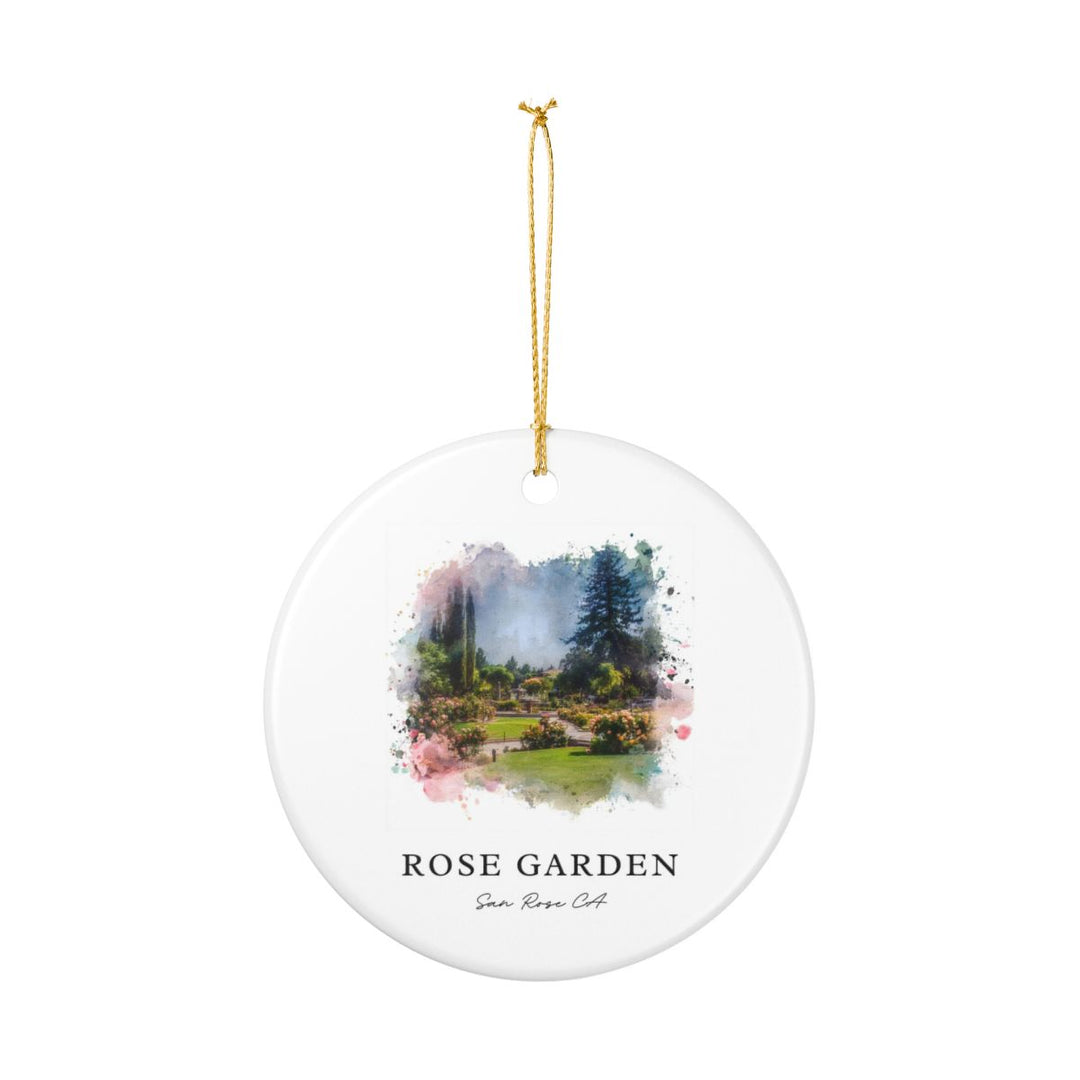 Rose Garden San Jose CA Ornament: Unique Rose Garden San Jose Souvenir, Rose Garden San Jose Xmas Decor, and Authentic Rose Garden San Jose Gift