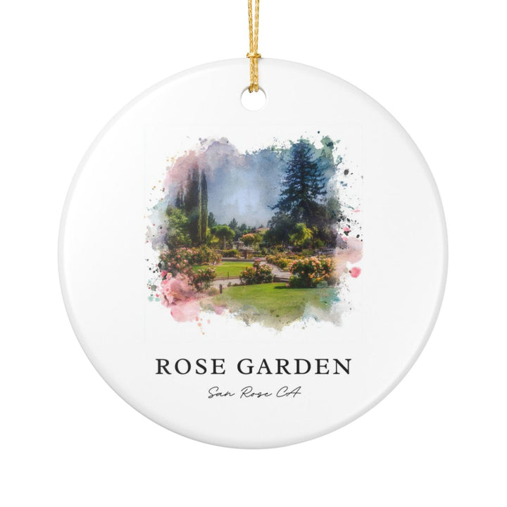 Rose Garden San Jose CA Ornament: Unique Rose Garden San Jose Souvenir, Rose Garden San Jose Xmas Decor, and Authentic Rose Garden San Jose Gift