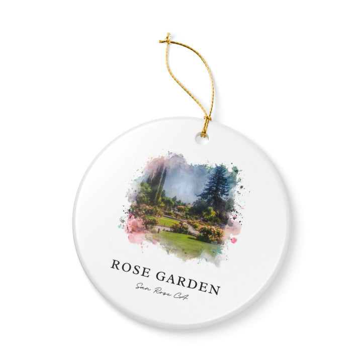 Rose Garden San Jose CA Ornament: Unique Rose Garden San Jose Souvenir, Rose Garden San Jose Xmas Decor, and Authentic Rose Garden San Jose Gift