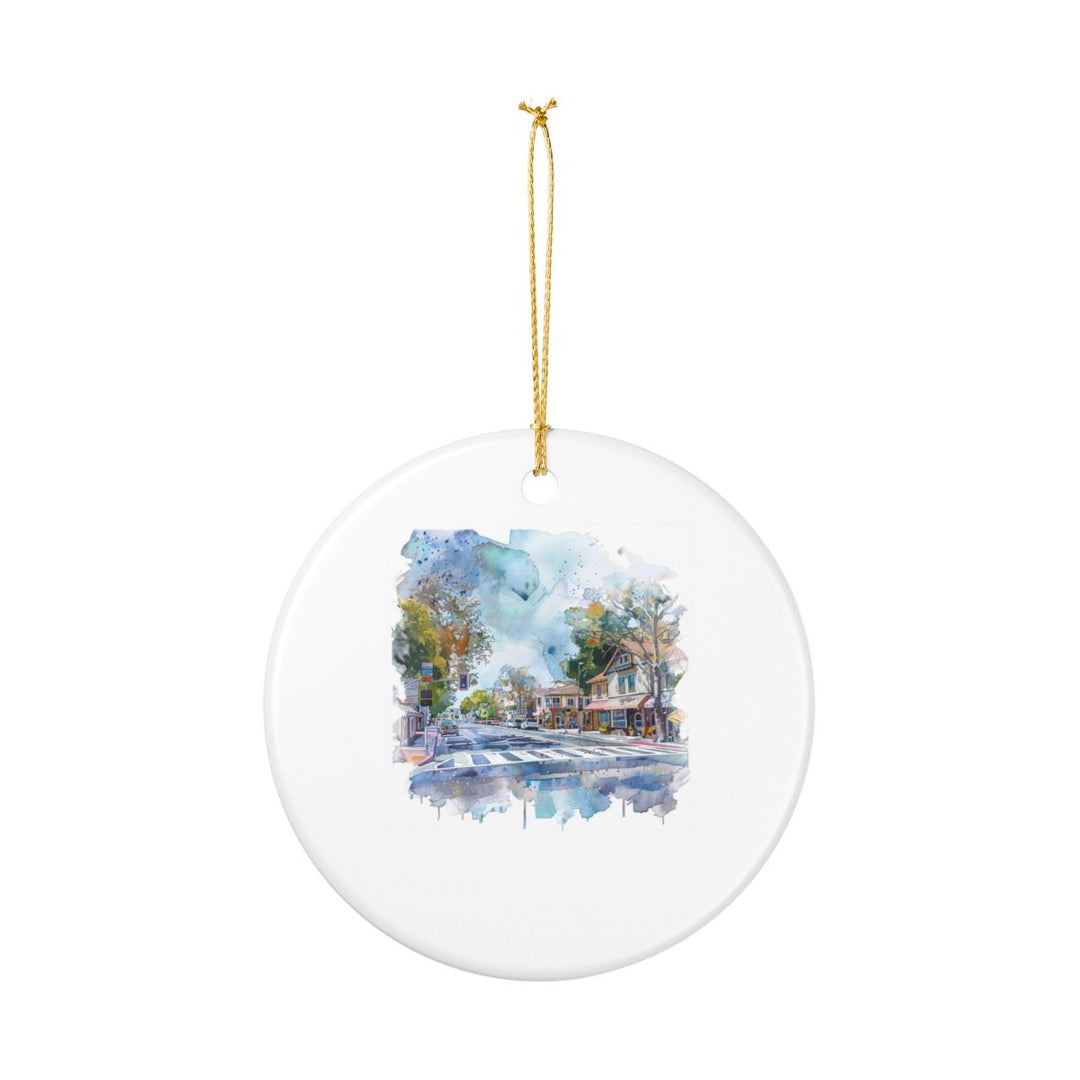 Roseville USA Ornament: Unique Roseville Souvenir, Roseville USA Xmas Decor, and Authentic Roseville Gift