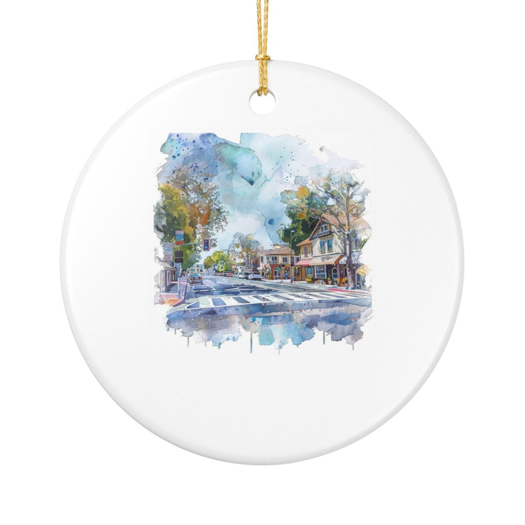Roseville USA Ornament: Unique Roseville Souvenir, Roseville USA Xmas Decor, and Authentic Roseville Gift