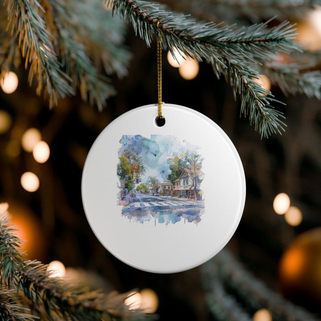Roseville USA Ornament: Unique Roseville Souvenir, Roseville USA Xmas Decor, and Authentic Roseville Gift