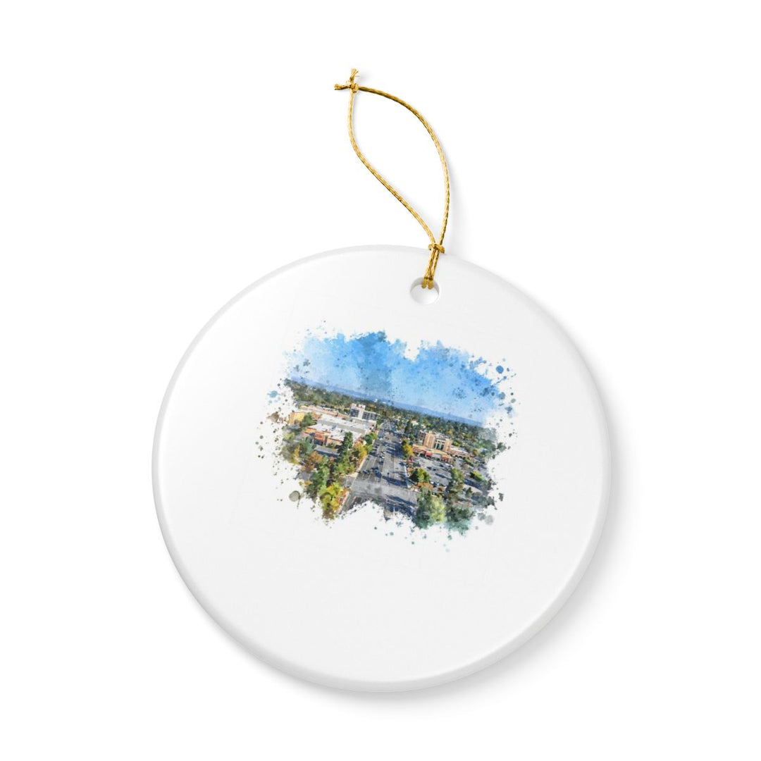 Roseville USA Ornament: Unique Roseville Souvenir, Roseville USA Xmas Decor, and Authentic Roseville Gift