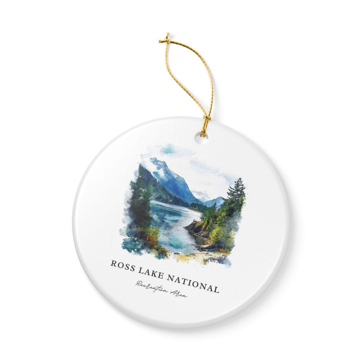 Ross Lake USA Ornament: Unique Ross Lake Souvenir, Ross Lake USA Xmas Decor, and Authentic Ross Lake Gift