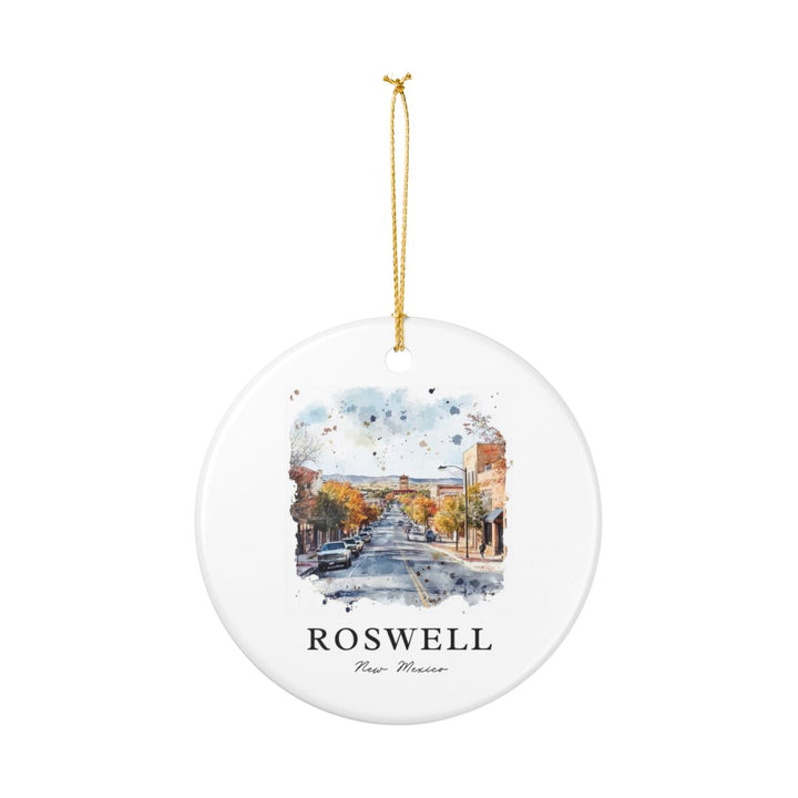 Roswell New Mexico Ornament: Unique Roswell Souvenir, Roswell New Mexico Xmas Decor, and Authentic Roswell Gift