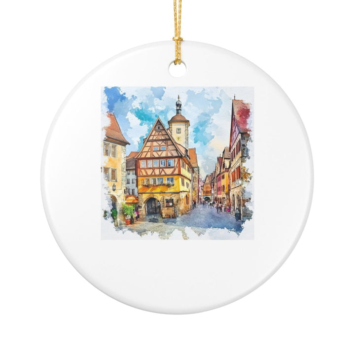 Rothenburg Ob Der Tauber Ornament: Unique Rothenburg Ob Der Tauber Souvenir, Rothenburg Ob Der Tauber Xmas Decor, and Authentic Rothenburg Ob Der Tauber Gift