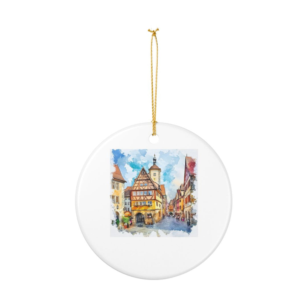 Rothenburg Ob Der Tauber Ornament: Unique Rothenburg Ob Der Tauber Souvenir, Rothenburg Ob Der Tauber Xmas Decor, and Authentic Rothenburg Ob Der Tauber Gift