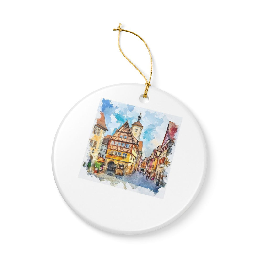 Rothenburg Ob Der Tauber Ornament: Unique Rothenburg Ob Der Tauber Souvenir, Rothenburg Ob Der Tauber Xmas Decor, and Authentic Rothenburg Ob Der Tauber Gift