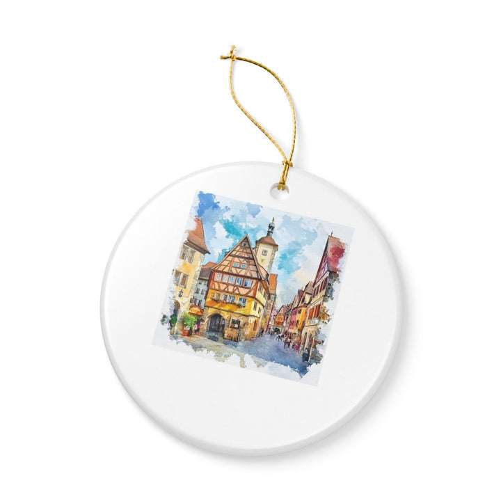 Rothenburg Ob Der Tauber Ornament: Unique Rothenburg Ob Der Tauber Souvenir, Rothenburg Ob Der Tauber Xmas Decor, and Authentic Rothenburg Ob Der Tauber Gift