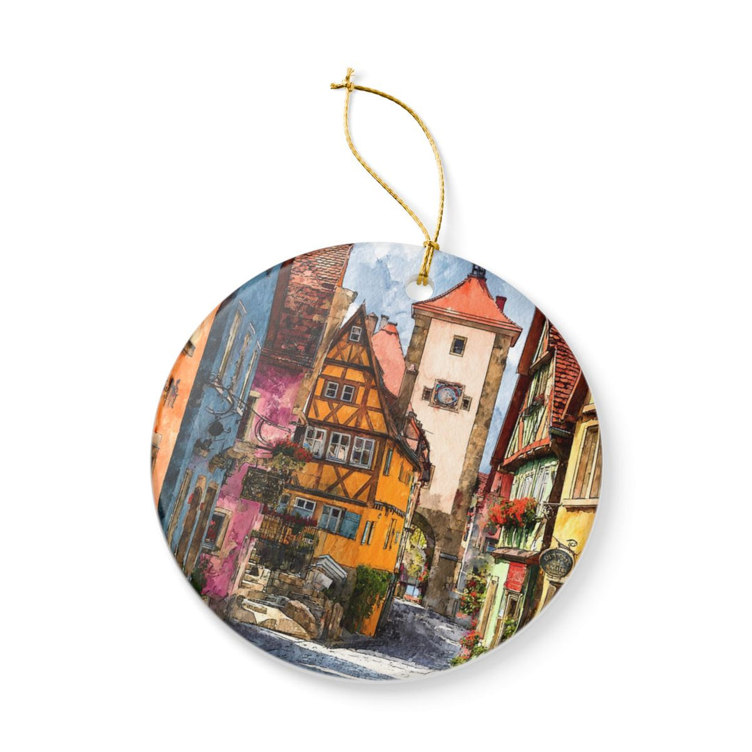 Rothenburg Ob Der Tauber Ornament: Unique Rothenburg Ob Der Tauber Souvenir, Rothenburg Ob Der Tauber Xmas Decor, and Authentic Rothenburg Ob Der Tauber Gift