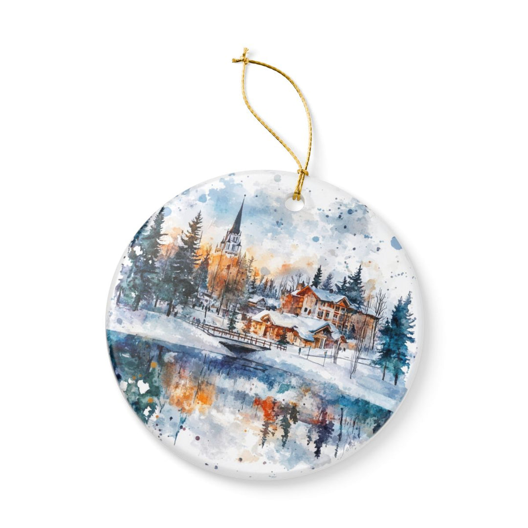 Rovaniemi Ornament: Unique Rovaniemi Souvenir, Rovaniemi Xmas Decor, and Authentic Rovaniemi Gift