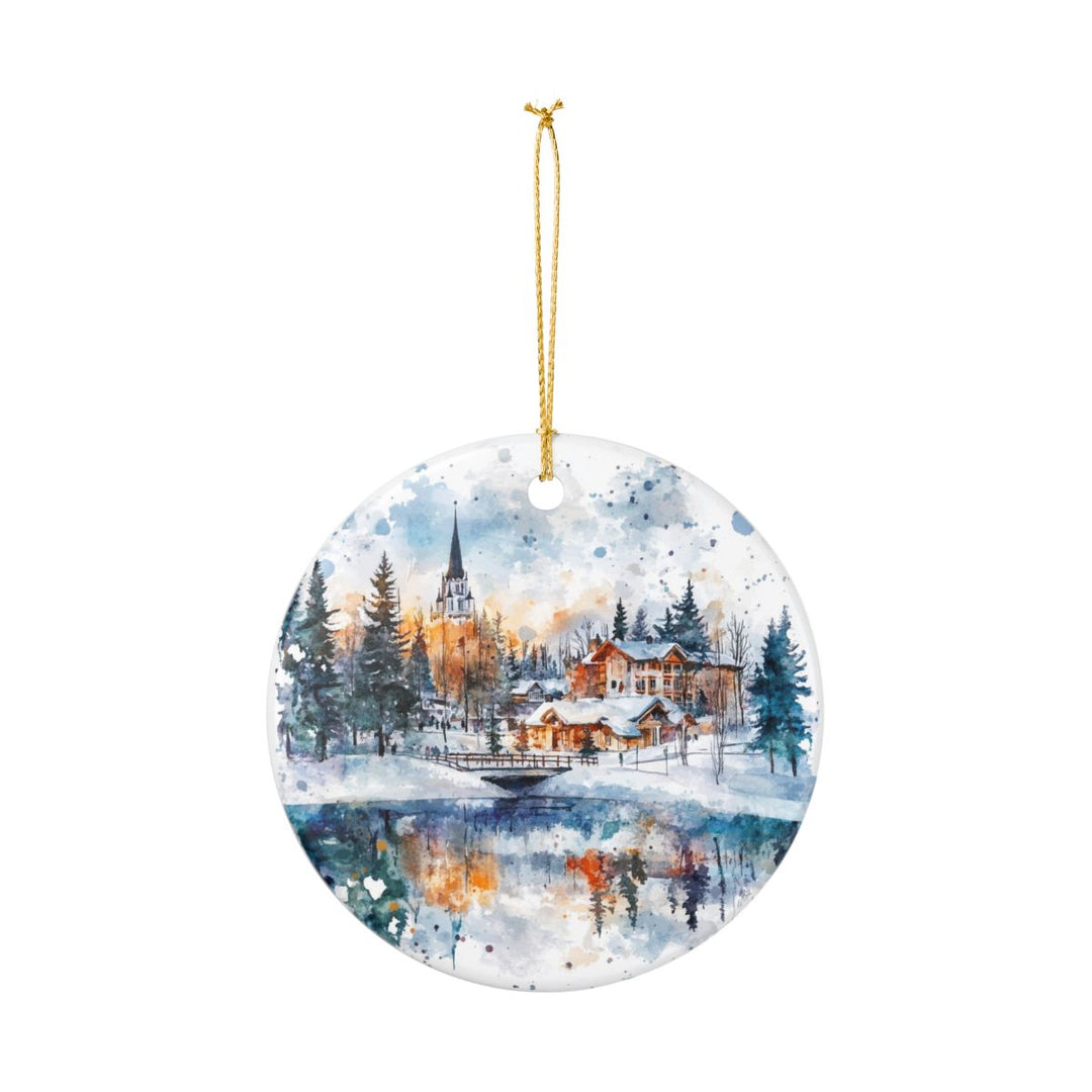 Rovaniemi Ornament: Unique Rovaniemi Souvenir, Rovaniemi Xmas Decor, and Authentic Rovaniemi Gift
