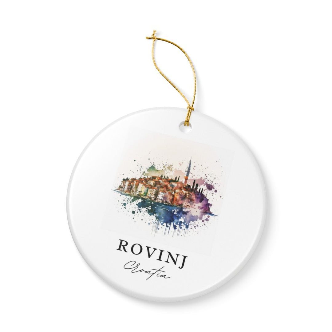 Rovinj Croatia Ornament: Unique Rovinj Croatia Souvenir, Rovinj Croatia Xmas Decor, and Authentic Rovinj Croatia Gift