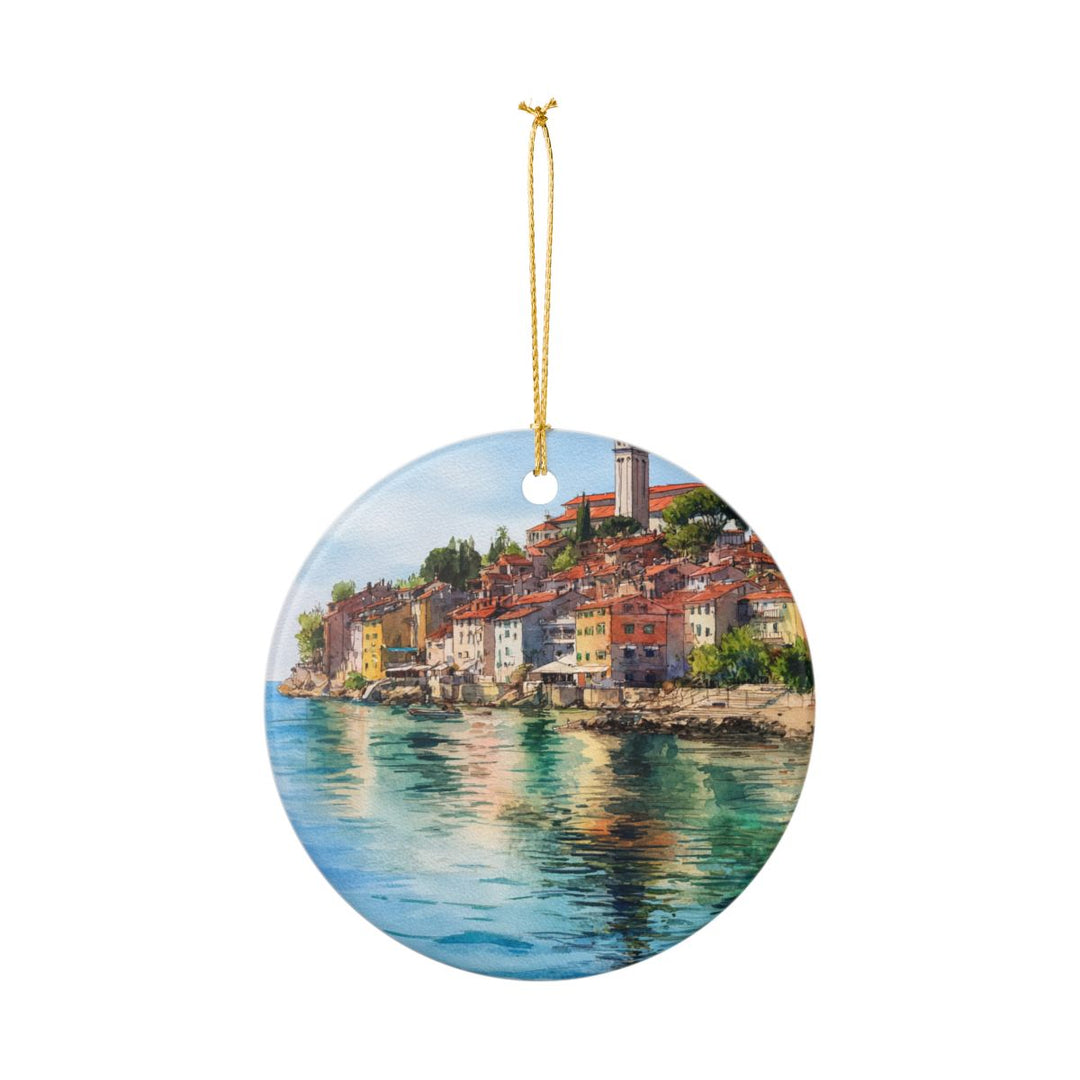 Rovinj Croatia Ornament: Unique Rovinj Croatia Souvenir, Rovinj Croatia Xmas Decor, and Authentic Rovinj Croatia Gift