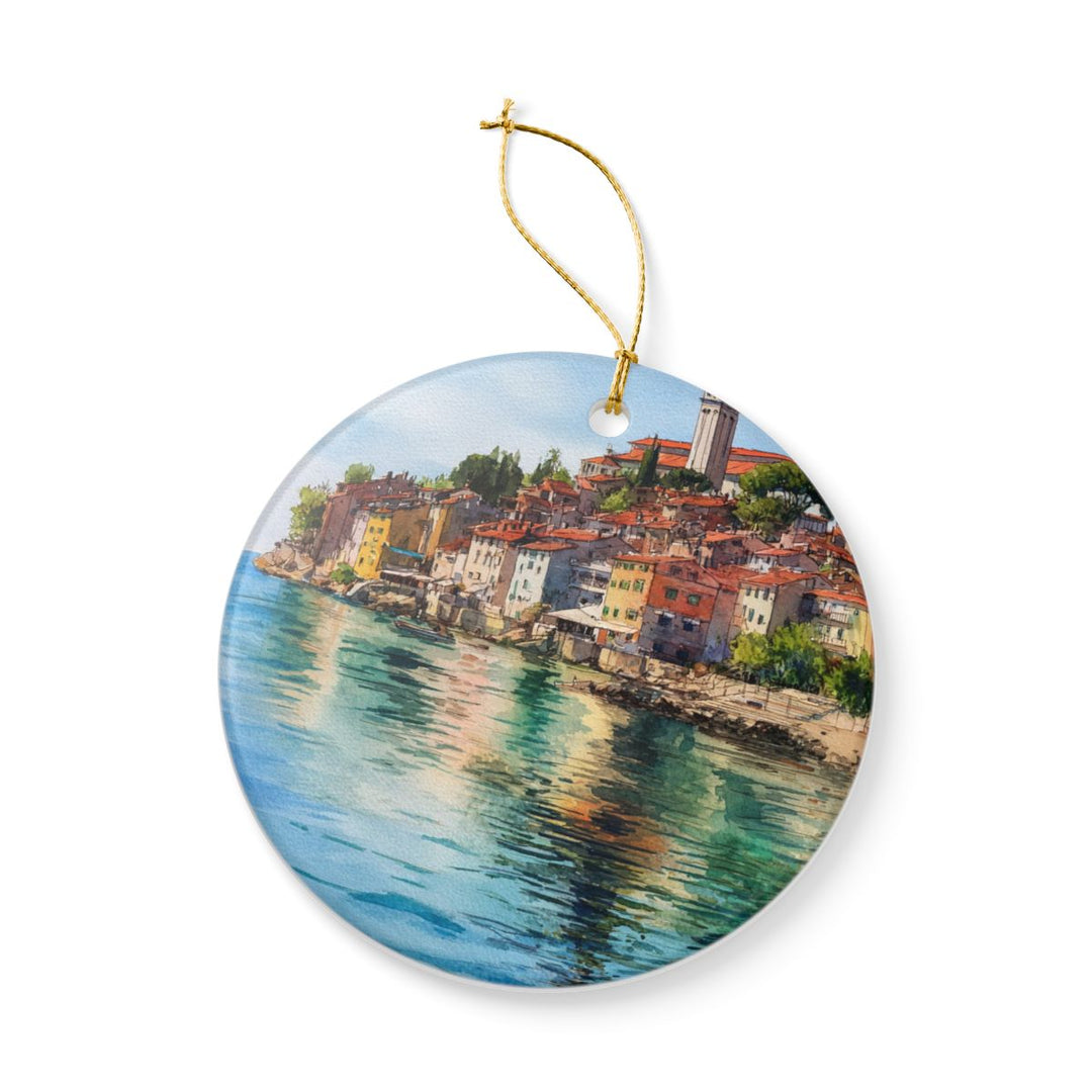 Rovinj Croatia Ornament: Unique Rovinj Croatia Souvenir, Rovinj Croatia Xmas Decor, and Authentic Rovinj Croatia Gift