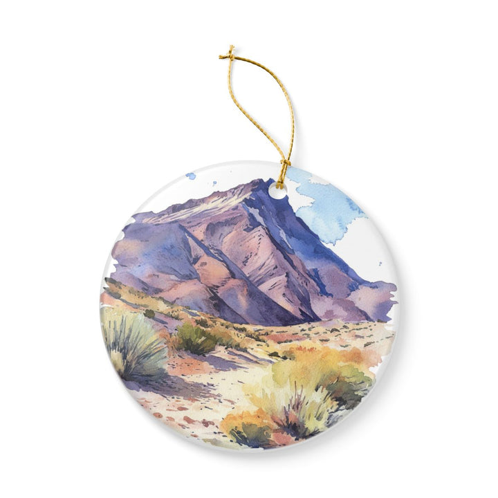 Ruby Mountains Nevada USA Ornament: Unique Ruby Mountains Souvenir, Ruby Mountains Nevada Xmas Decor, and Authentic Ruby Mountains Gift