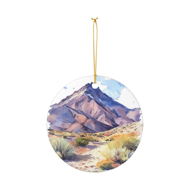 Ruby Mountains Nevada USA Ornament: Unique Ruby Mountains Souvenir, Ruby Mountains Nevada Xmas Decor, and Authentic Ruby Mountains Gift